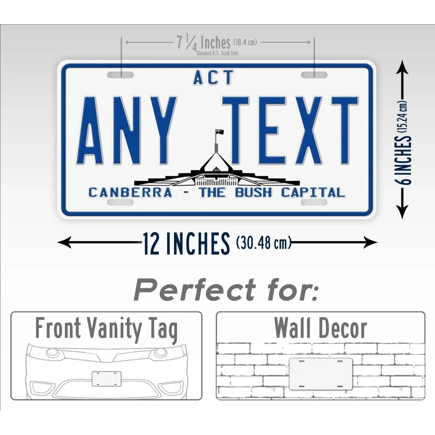 Canberra Vintage & Collectible Centre Reviews - 1pc 2D Flat 6x12 Inch Personalized