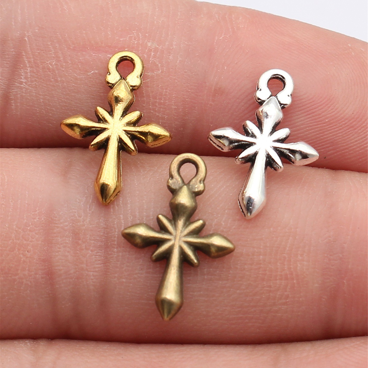 Vintage Collectibles For Sale - WYSIWYG 40pcs 18x12mm 3 Colors Antique