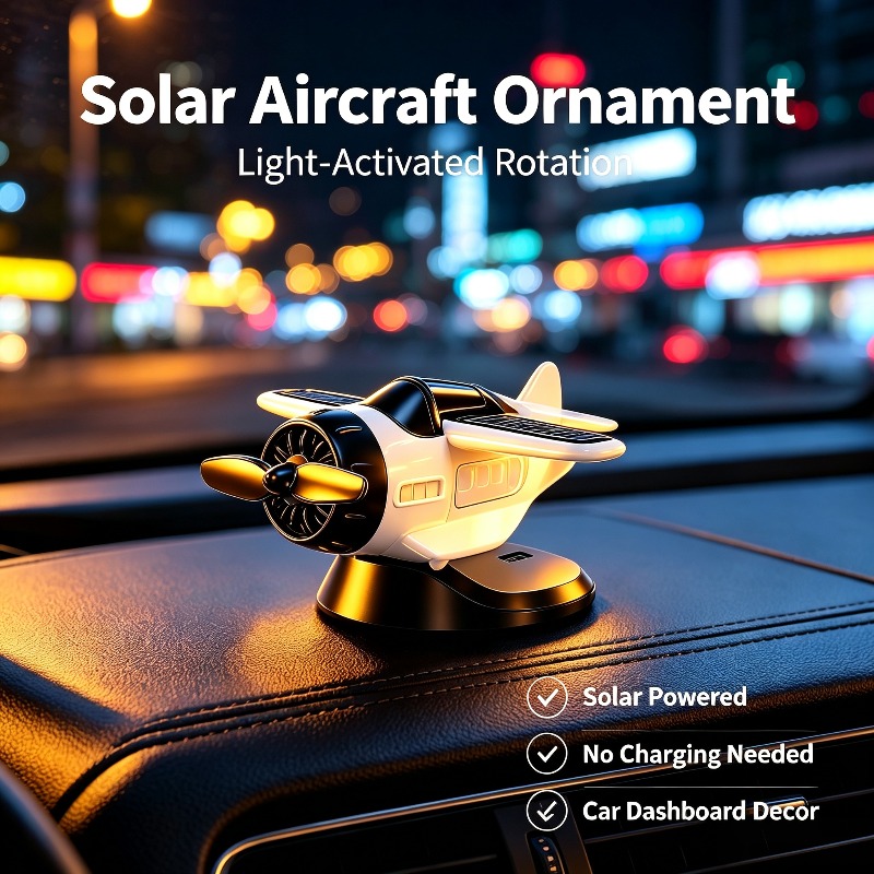 Vintage Collectible Cars - No Charging Needed Solar Airplane Car