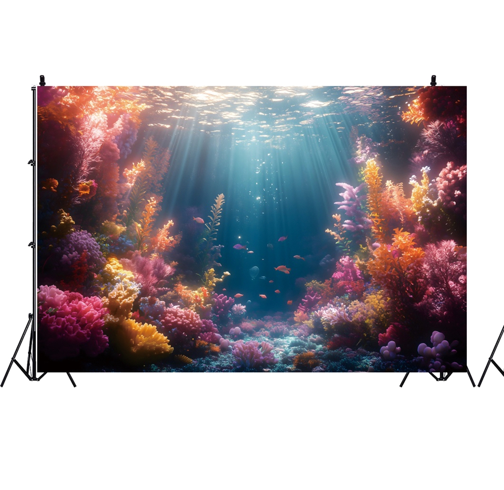Underwater Coral Reef Backgrou - огляд і ціна Photo Develop Tank