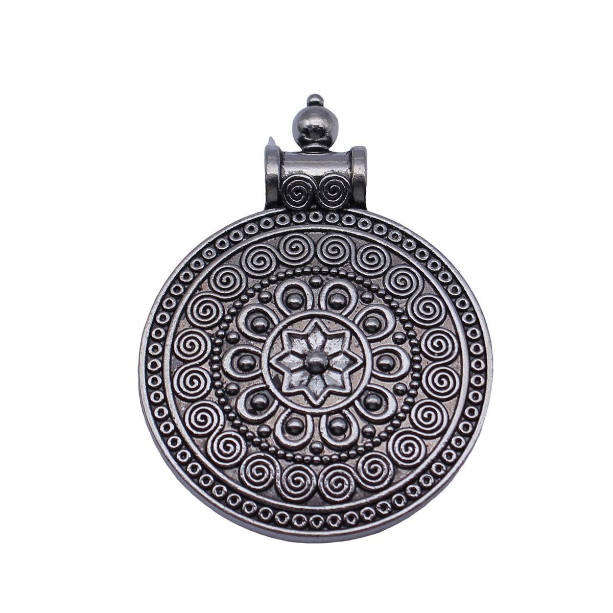 Boho Ethnic Mandala Pendant Fl - огляд і ціна Vintage Collectibles For Sale