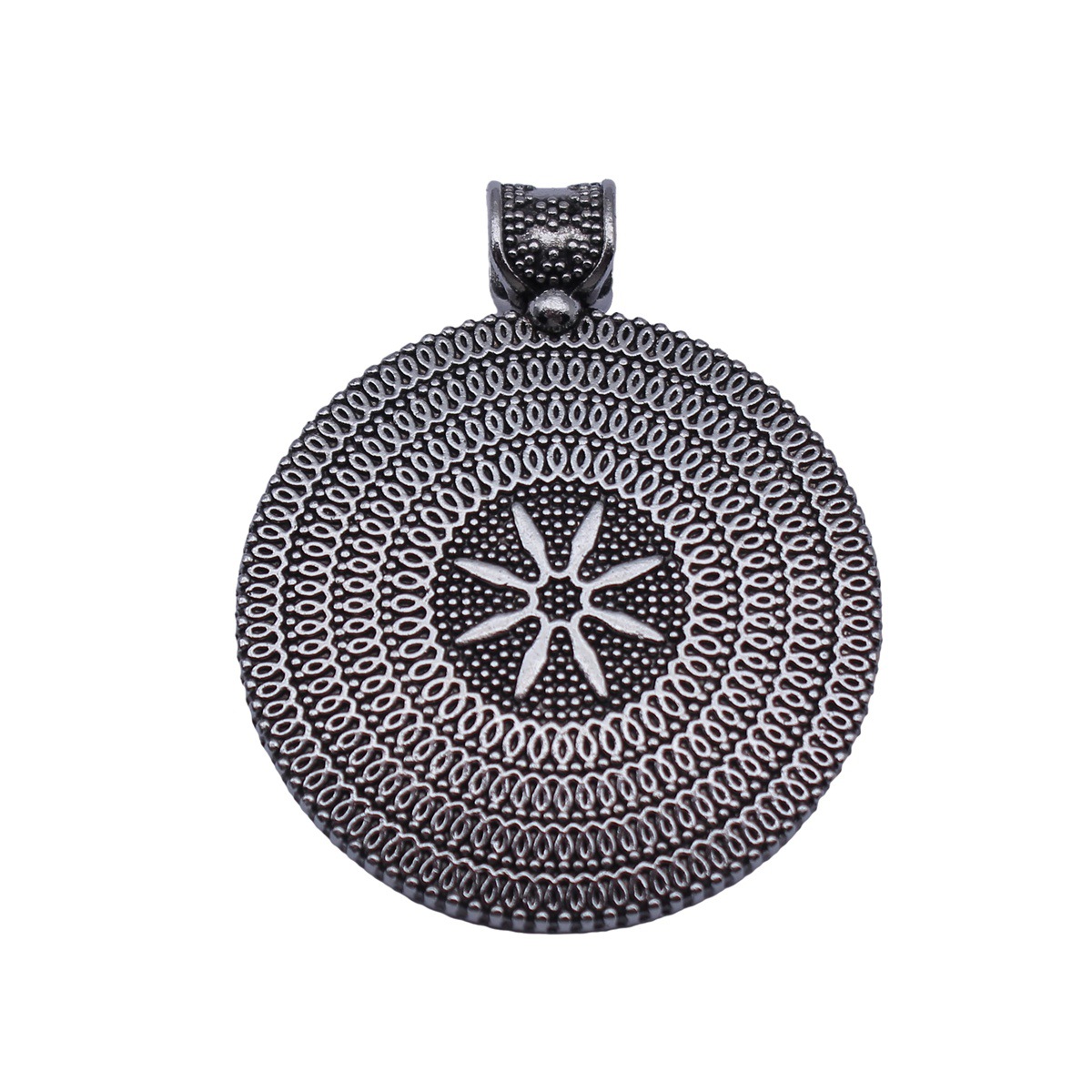 Boho Ethnic Mandala Pendant Fl - огляд і ціна Vintage Collectibles For Sale