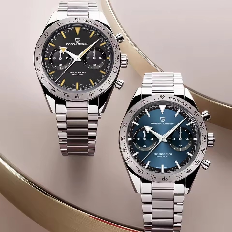 PAGANI DESIGN Retro Luxury Qua - огляд і ціна Vintage Watch Crystal