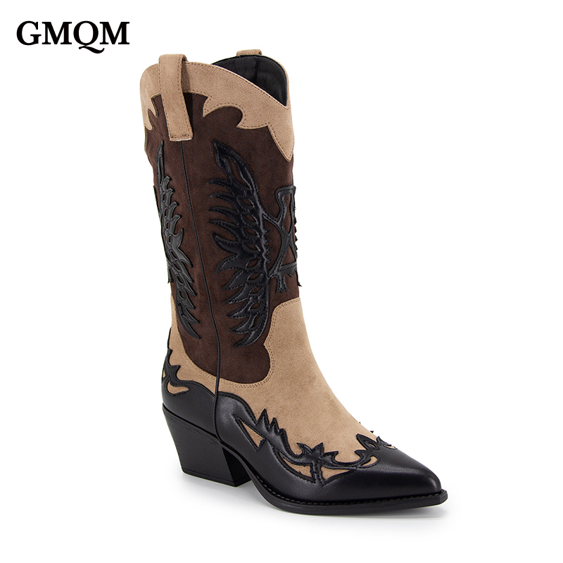 GMQM 2025 Women's Mid Calf Boo - огляд і ціна Vintage Zipper