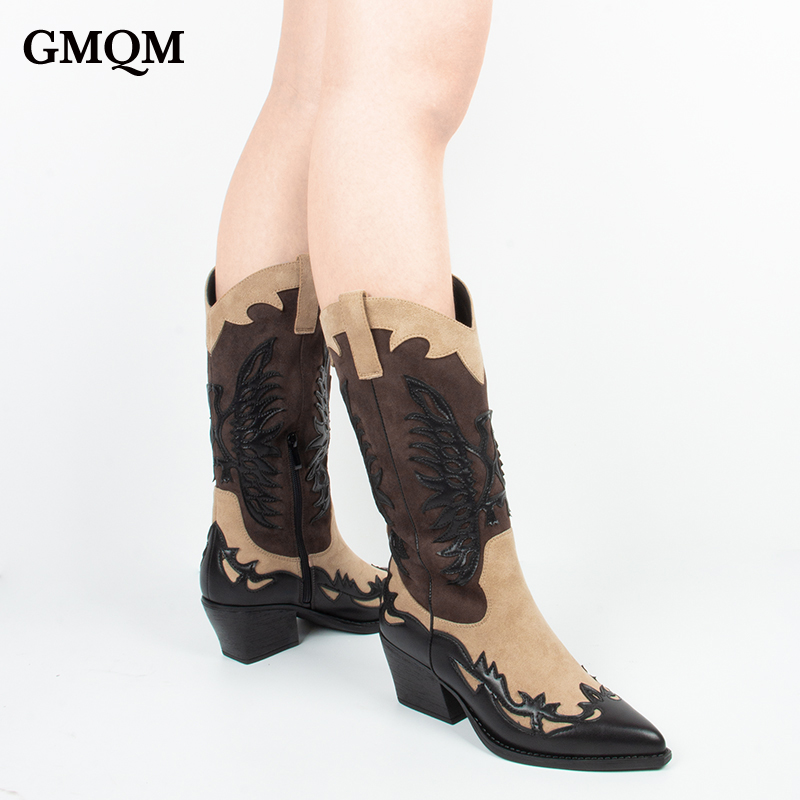 GMQM 2025 Women's Mid Calf Boo - огляд і ціна Vintage Zipper