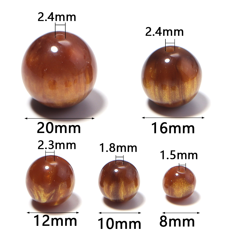 5-30pcs/lot 8-20mm Gilding Res - огляд і ціна Vintage Collectibles For Sale
