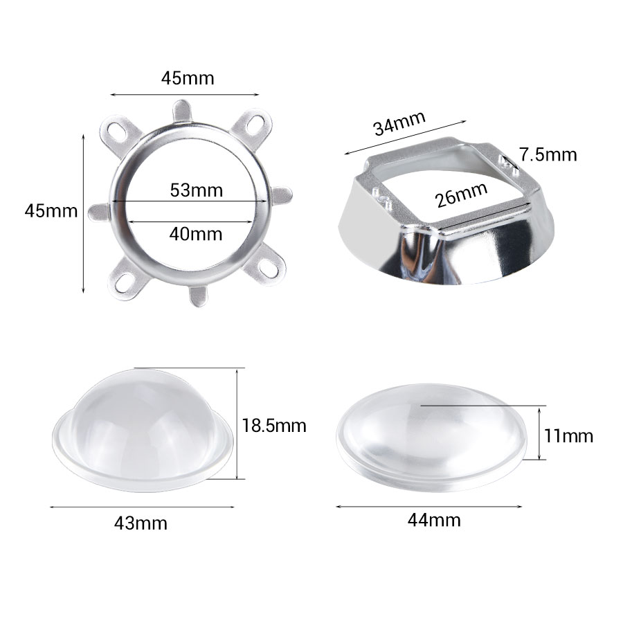 1 Set 44mm LED Lens Optical Gl - огляд і ціна Darkroom Enlarger Lens