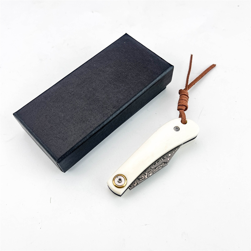 Compact Vintage Damascus Foldi - огляд і ціна Vintage Collectible Pocket Knives