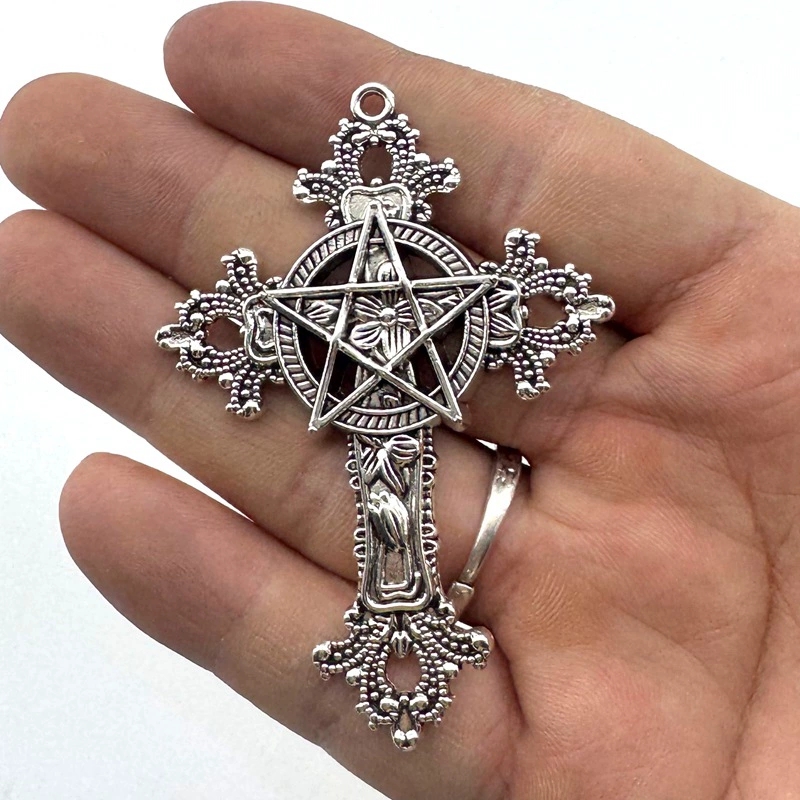 2pcs 30x15mm Gothic Big Cross  - огляд і ціна Vintage Collectibles For Sale