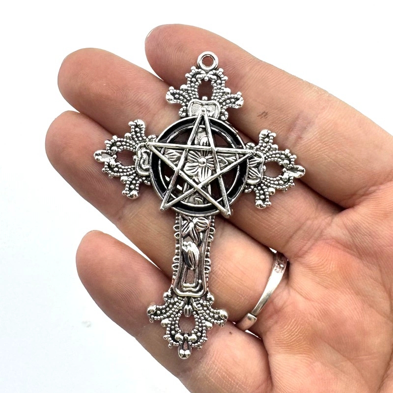 2pcs 30x15mm Gothic Big Cross  - огляд і ціна Vintage Collectibles For Sale