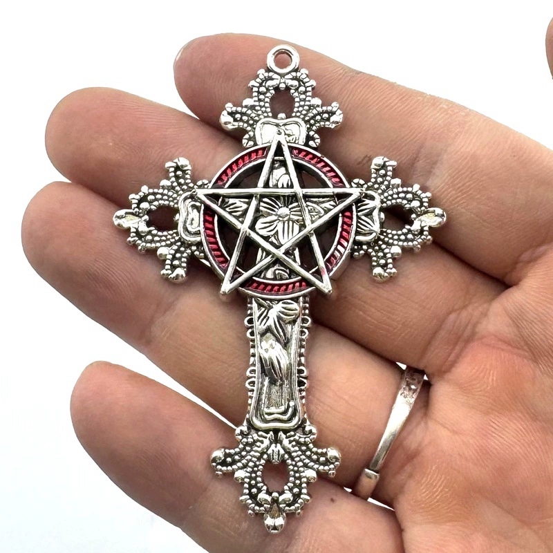 2pcs 30x15mm Gothic Big Cross  - огляд і ціна Vintage Collectibles For Sale