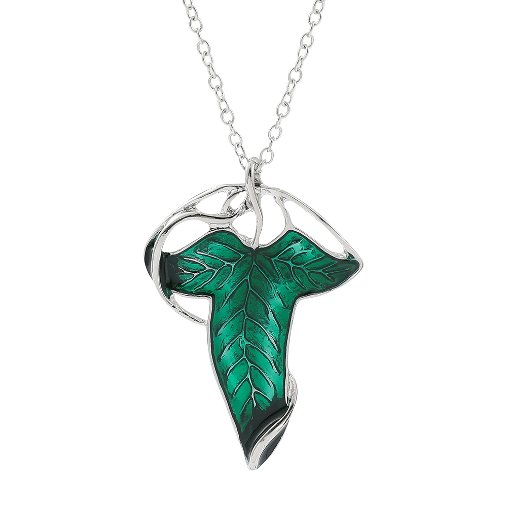 Vintage Green Leaf Pendant Nec - огляд і ціна Vintage Collectibles For Sale