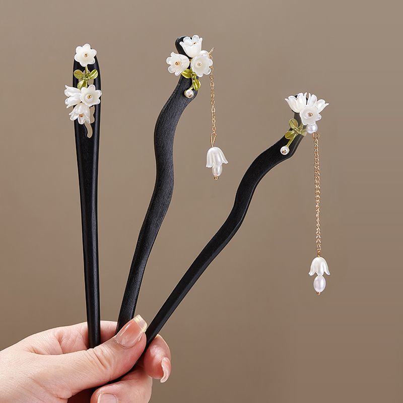 Wooden Flower Hairpin Vintage  - огляд і ціна Vintage Collectibles For Sale