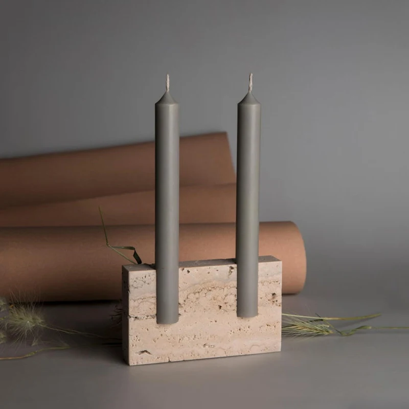 2 Holes Marble Taper Candle Ho - огляд і ціна Vintage Collectible Marbles