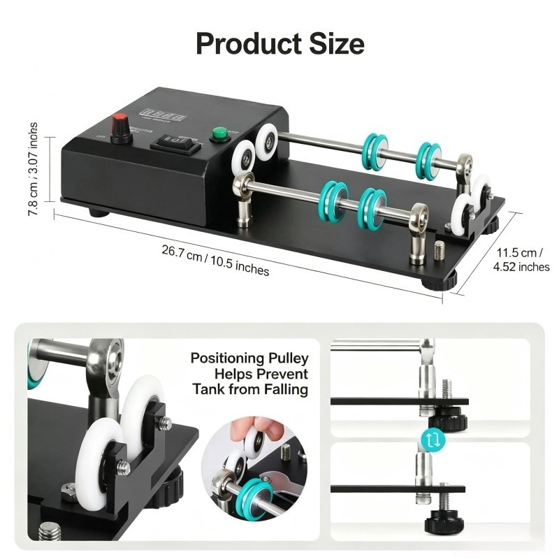 Electric Rolling Washing Brack - огляд і ціна Photo Develop Tank