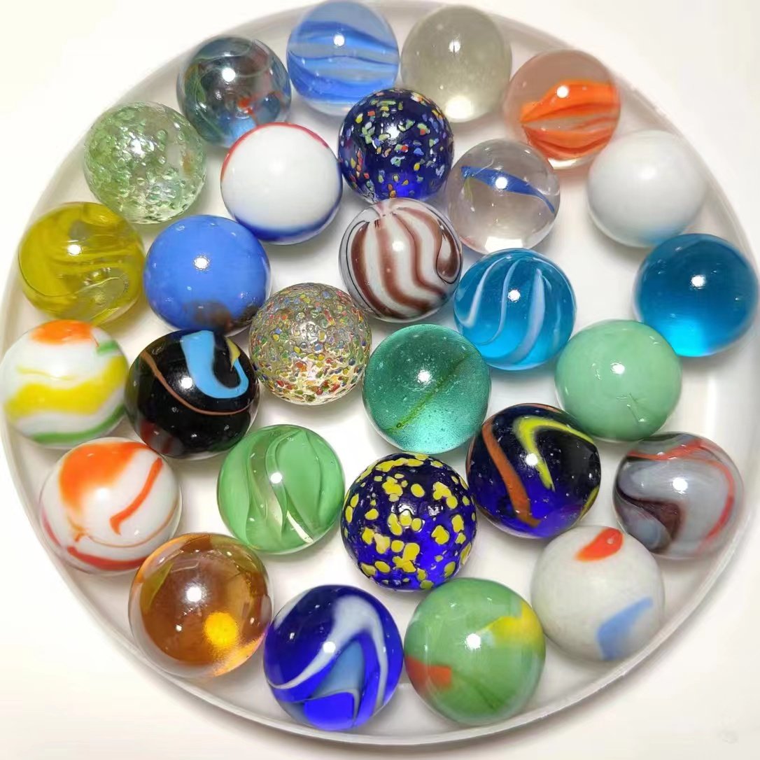 16mm 25mm 35mm Colored Glass M - огляд і ціна Vintage Collectible Marbles