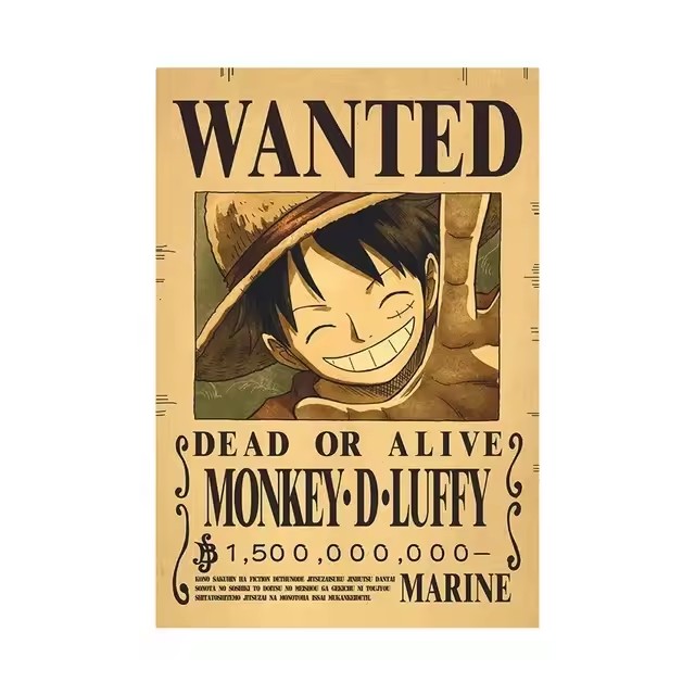 Anime One Piece Bounty Wanted  - огляд і ціна Vintage And Collectible Toys