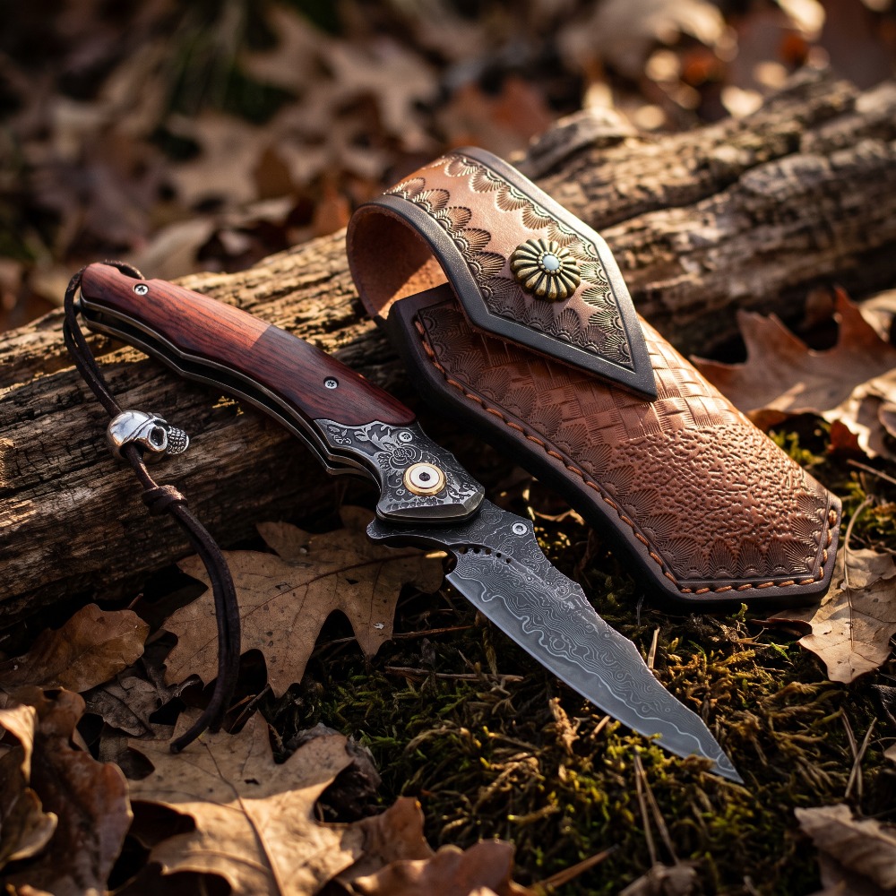 Vintage Engraved Foldable Knif - огляд і ціна Vintage Collectible Pocket Knives