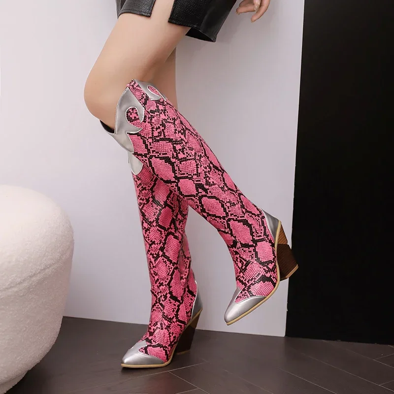 Big Size Western Women Knee Hi - огляд і ціна Vintage Zipper